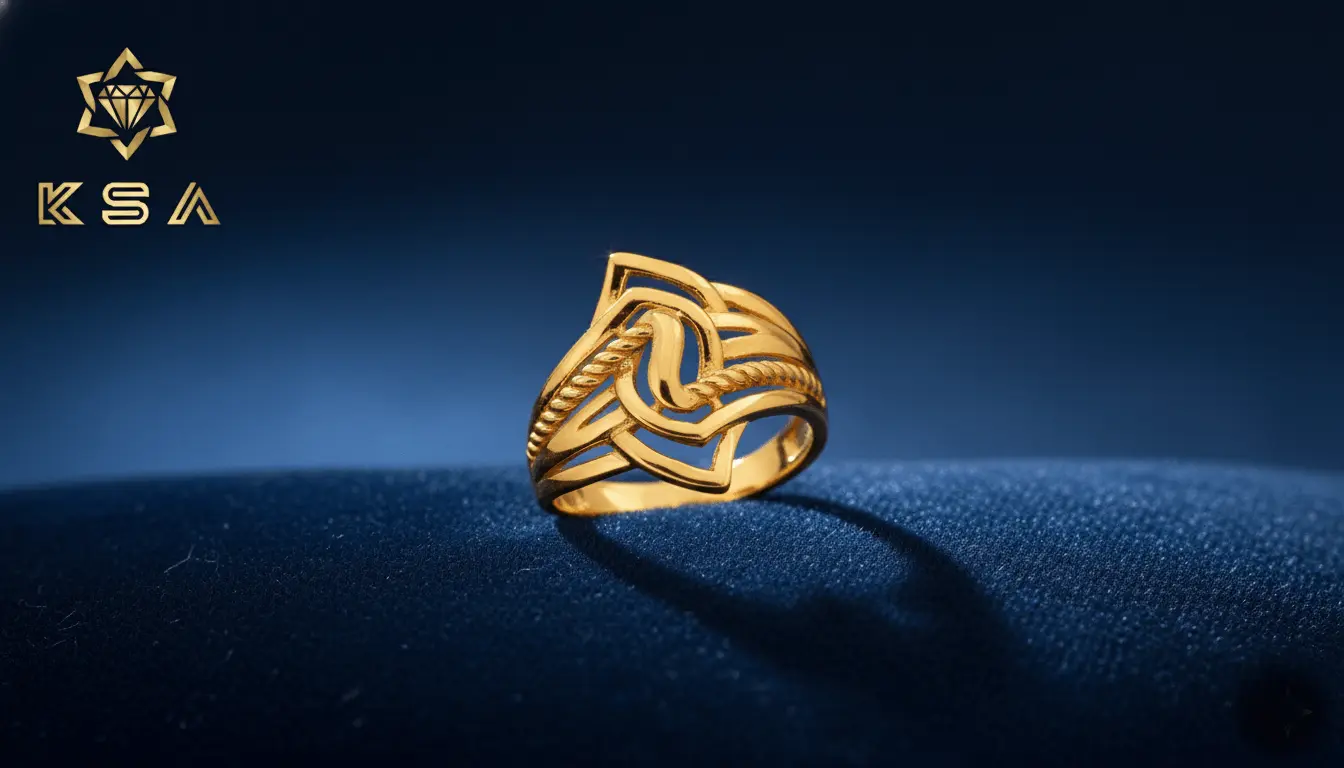 Luxury Woven in Gold Ring | 003