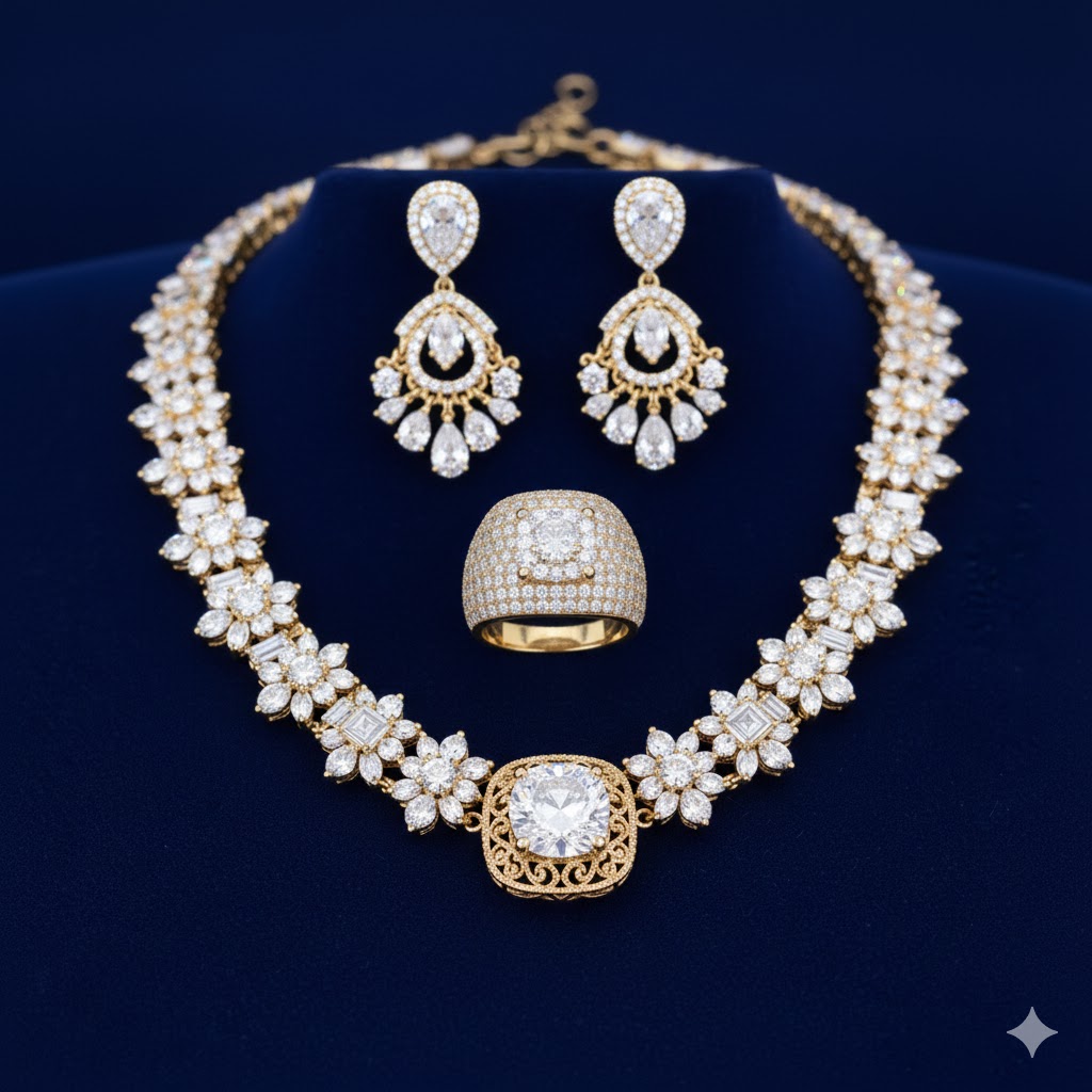 Where sparkling diamonds meet the warmth of pure gold.